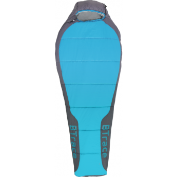 Спальный мешок BTRACE SWELTER L size, Правый, Серый/Синий